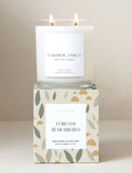 Candle on top of gift box. - Image 