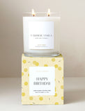 Candle with gift box. - Image 