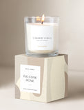 Candle on top of gift box. - Image 
