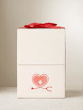 Beige gift box with gift wrap. - Image 