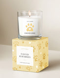 Candle on top of gift box. - Image 