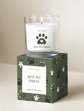 Candle on top of gift box. - Image 
