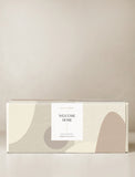 Beige gift box with gift wrap. - Image 
