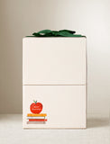 Beige gift box with gift wrap. - Image 