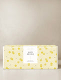Gift box with yellow gift wrap. - Image 