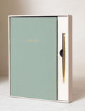 Notebook & Gold Pen Set - Image 