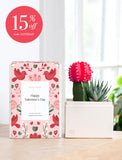 Succulents in gift box. - Image 