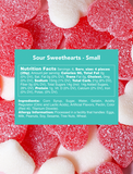Nutrition facts for heart candy. - Image 