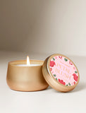 Tin candle with lid on the side. - Image 