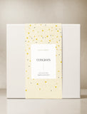 Gift box with yellow gift wrap. - Image 